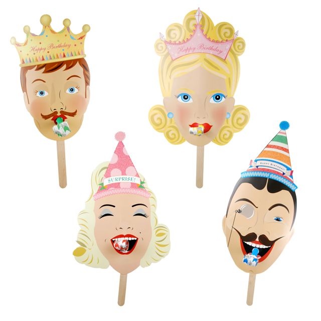 Party Masks, Female With Crown